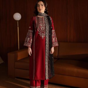 3PC Embroidered Lawn